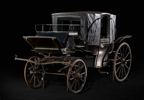 In coachbuilding, a landau is a four-wheeled carriage with a roof that can be let down. It was a luxury carriage. The low shell of the landau provides maximal visibility of the occupants and their clothing, a feature that makes a landau still a popular choice for Lord Mayors in the United Kingdom on ceremonial occasions. 